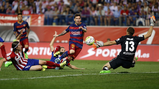 Messi, Suárez y expulsiones, con la victória contra el Atlético, el Barça se distancia en la lideranza